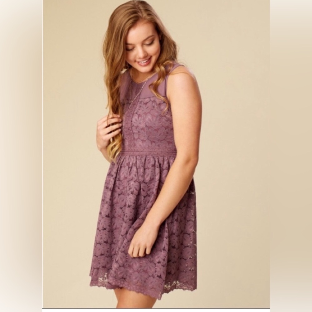 Altar’d State Dress Dusty Purple